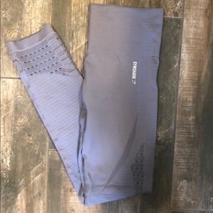 Gymshark Energy Seamless Leggings- Steel Blue